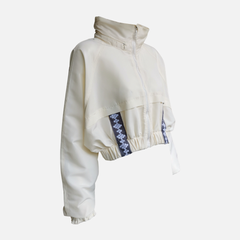 JACKIE Cropped Jacket with Hidden Hood