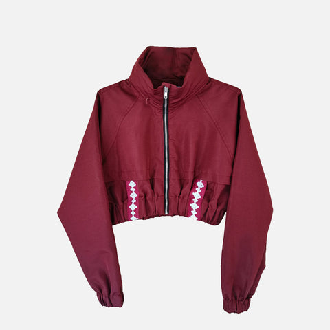 JACKIE Cropped Jacket with Hidden Hood